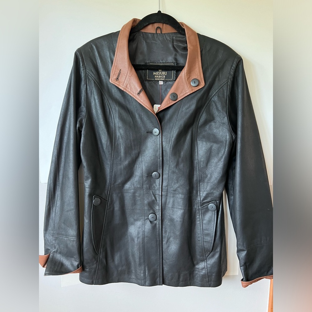 Vintage Misuri Firenze Soft Leather Jacket